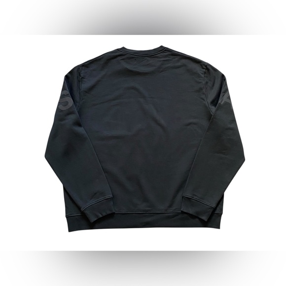 AllSaints Biggy Logo Sweatshirt Men’s XXL Black Oversized Crewneck Pullover - Picture 6 of 12
